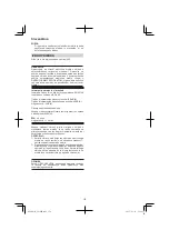 Preview for 176 page of Hitachi CS 30 SB Handling Instructions Manual