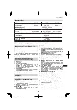 Preview for 181 page of Hitachi CS 30 SB Handling Instructions Manual