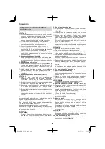 Preview for 182 page of Hitachi CS 30 SB Handling Instructions Manual