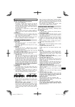 Preview for 203 page of Hitachi CS 30 SB Handling Instructions Manual