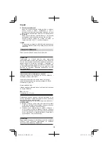 Preview for 204 page of Hitachi CS 30 SB Handling Instructions Manual