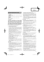 Preview for 57 page of Hitachi CS 33EDT Handling Instructions Manual