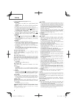 Preview for 60 page of Hitachi CS 33EDT Handling Instructions Manual