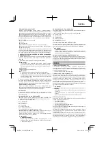 Preview for 61 page of Hitachi CS 33EDT Handling Instructions Manual