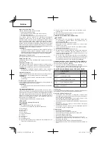 Preview for 62 page of Hitachi CS 33EDT Handling Instructions Manual