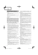 Preview for 66 page of Hitachi CS 33EDT Handling Instructions Manual