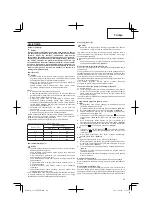 Preview for 69 page of Hitachi CS 33EDT Handling Instructions Manual