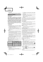 Preview for 78 page of Hitachi CS 33EDT Handling Instructions Manual