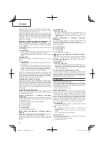 Preview for 80 page of Hitachi CS 33EDT Handling Instructions Manual