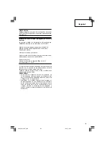 Preview for 29 page of Hitachi D 10VST Handling Instructions Manual