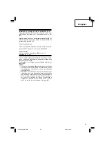 Preview for 33 page of Hitachi D 10VST Handling Instructions Manual