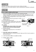 Preview for 15 page of Hitachi DB3DL Instruction Manual