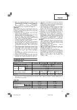 Preview for 23 page of Hitachi DH 14DL Handling Instructions Manual