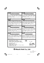 Preview for 108 page of Hitachi DH 14DL Handling Instructions Manual