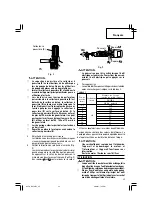 Preview for 35 page of Hitachi DH 18DL Safety And Instruction Manual