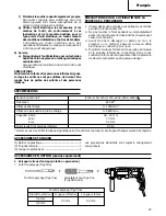 Preview for 23 page of Hitachi DH 22PB Handling Instructions Manual