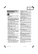 Preview for 33 page of Hitachi DH 22PH Instruction Manual And Safety Instructions