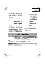 Preview for 41 page of Hitachi DH 22PH Instruction Manual And Safety Instructions