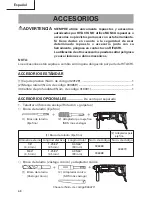 Preview for 68 page of Hitachi DH 24 PF Instruction And Safety Manual