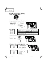 Preview for 30 page of Hitachi DH 24DVA Handling Instructions Manual