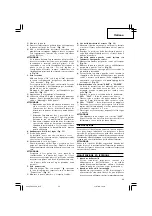 Preview for 45 page of Hitachi DH 24DVA Handling Instructions Manual