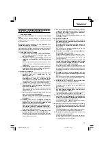 Preview for 47 page of Hitachi DH 24DVA Handling Instructions Manual