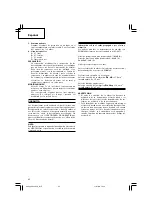 Preview for 66 page of Hitachi DH 24DVA Handling Instructions Manual