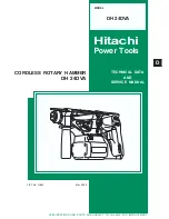 Hitachi DH 24DVA Technical Data And Service Manual preview