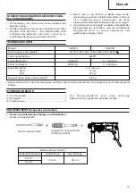 Preview for 15 page of Hitachi DH 24PA Handling Instructions Manual