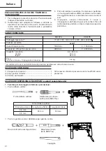 Preview for 32 page of Hitachi DH 24PA Handling Instructions Manual