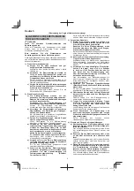 Preview for 6 page of Hitachi DH 24PG Handling Instructions Manual