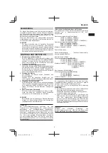 Preview for 9 page of Hitachi DH 24PG Handling Instructions Manual