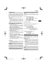 Preview for 25 page of Hitachi DH 24PG Handling Instructions Manual