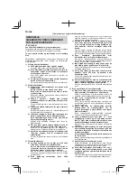 Preview for 38 page of Hitachi DH 24PG Handling Instructions Manual