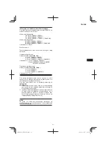 Preview for 41 page of Hitachi DH 24PG Handling Instructions Manual