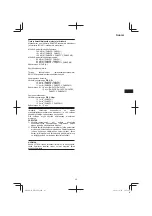 Preview for 45 page of Hitachi DH 24PG Handling Instructions Manual