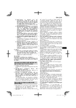 Preview for 47 page of Hitachi DH 24PG Handling Instructions Manual