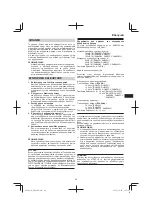 Preview for 49 page of Hitachi DH 24PG Handling Instructions Manual