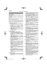 Preview for 66 page of Hitachi DH 24PG Handling Instructions Manual