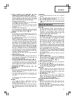 Preview for 19 page of Hitachi DH 24PM Handling Instructions Manual