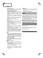 Preview for 58 page of Hitachi DH 24PM Handling Instructions Manual