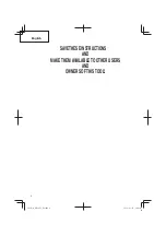 Preview for 6 page of Hitachi DH 26PF Instruction Manual