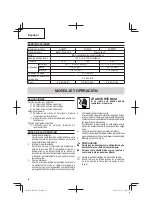 Preview for 38 page of Hitachi DH 26PF Instruction Manual