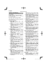 Preview for 86 page of Hitachi DH 28PC Handling Instructions Manual