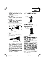 Preview for 29 page of Hitachi DH 28PD Instruction Manual And Safety Instructions