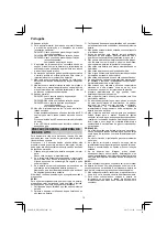 Preview for 72 page of Hitachi DH 36DPA Handling Instructions Manual