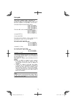 Preview for 78 page of Hitachi DH 36DPA Handling Instructions Manual