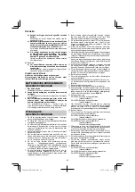 Preview for 82 page of Hitachi DH 36DPA Handling Instructions Manual