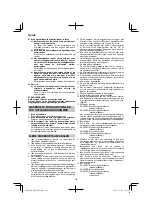 Preview for 102 page of Hitachi DH 36DPA Handling Instructions Manual