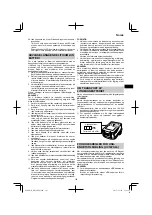 Preview for 103 page of Hitachi DH 36DPA Handling Instructions Manual